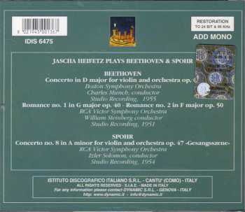 CD Ludwig van Beethoven: Beethoven Concerto In D Major Op. 61 - Romances No. 1 & No. 2 Spohr Concerto No. 8 In A Minor Op. 47