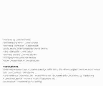 CD Jason Solounias: Music Of Heitor Villa-Lobos