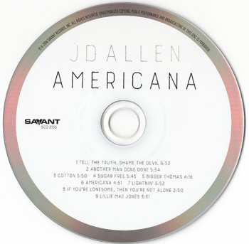 CD J.D. Allen: Americana (Musings On Jazz And Blues)