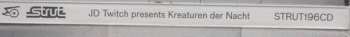 CD JD Twitch: Kreaturen Der Nacht (Deutsche Post-Punk Subkultur 1980-1985)