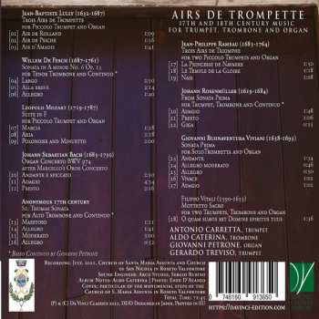 CD Johann Sebastian Bach: Airs De Trompette (17th And 18th Century Music For Trumpet, Trombone And Organ)