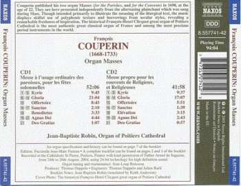 2CD François Couperin: Organ Masses
