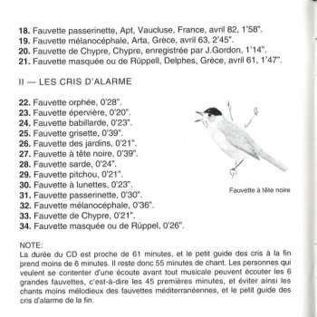 CD Jean C. Roché: Fauvettes "Sylvia" / "Sylvia" Warblers