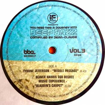 3LP Jean-Claude Thompson: If Music Presents You Need This: A Journey Into Deep Jazz Vol 3 