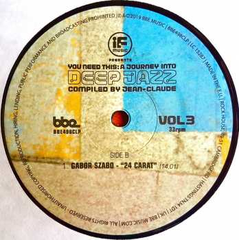 3LP Jean-Claude Thompson: If Music Presents You Need This: A Journey Into Deep Jazz Vol 3 