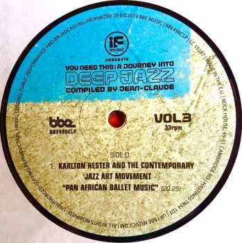 3LP Jean-Claude Thompson: If Music Presents You Need This: A Journey Into Deep Jazz Vol 3 