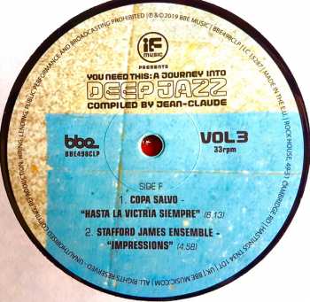 3LP Jean-Claude Thompson: If Music Presents You Need This: A Journey Into Deep Jazz Vol 3 