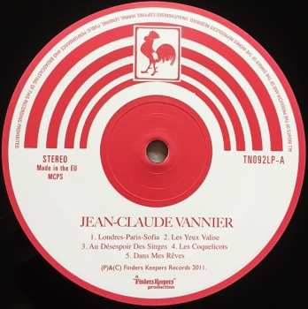LP Jean-Claude Vannier: Roses Rouge Sang