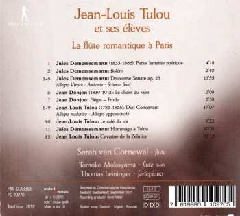 CD Jules Demersseman: Jean-Louis Tulou Et Ses Eleves: La Flute Romantique A Paris