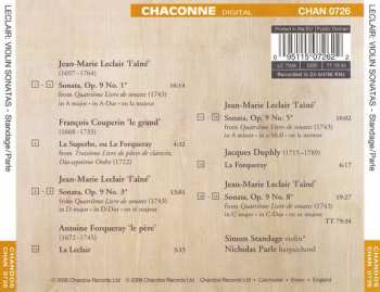 CD Simon Standage: Violin Sonatas