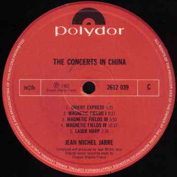 2LP Jean-Michel Jarre: The Concerts In China