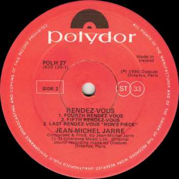 LP Jean-Michel Jarre: Rendez-Vous
