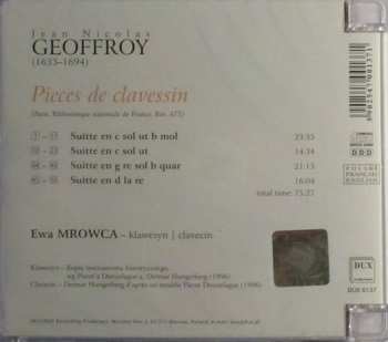 CD Jean-Nicolas Geoffroy: Pieces De Clavessin
