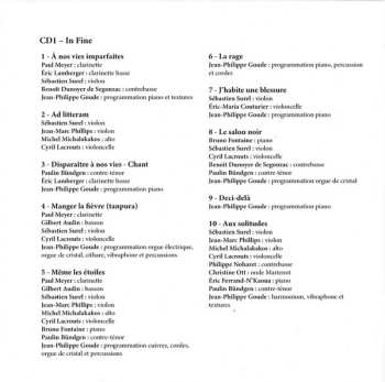 2CD Jean-Philippe Goude: Le Salon Noir