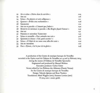 2CD Jean-Philippe Rameau: Les Fêtes De L'Hymen Et De L'Amour