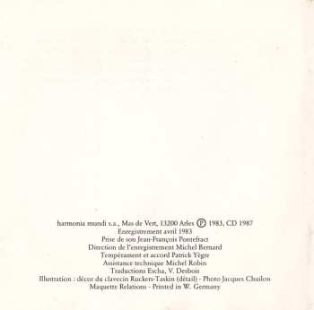 CD William Christie: Nouvelles Suites  de Pièces de Clavecin (1728)
