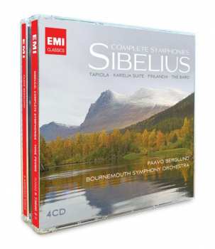 4CD Jean Sibelius: Complete Symphonies / Tapiola / Karelia Suite / Finlandia / The Bard