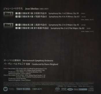 Box Set/4SACD Jean Sibelius: Complete Symphonies LTD