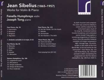 CD Jean Sibelius: Works For Violin & Piano