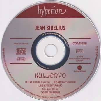 CD Jean Sibelius: Kullervo