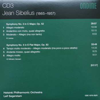4CD/Box Set Jean Sibelius: Sibelius Complete Symphonies • Violin Concerto • Finlandia