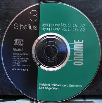 4CD/Box Set Jean Sibelius: Sibelius Complete Symphonies • Violin Concerto • Finlandia
