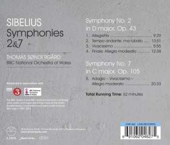 SACD Jean Sibelius: Symphonies 2 & 7