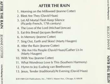 CD Jeanne Cotter: After The Rain (Music For Solo Piano)