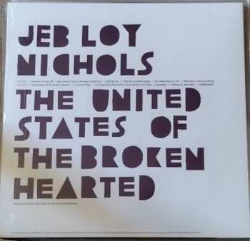 LP Jeb Loy Nichols: United States Of The Broken Hearted
