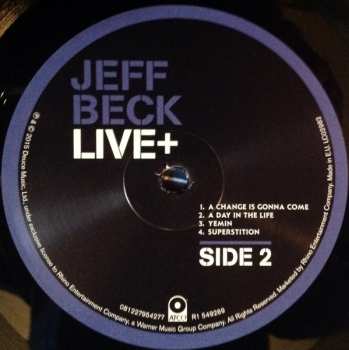 2LP Jeff Beck: Live+