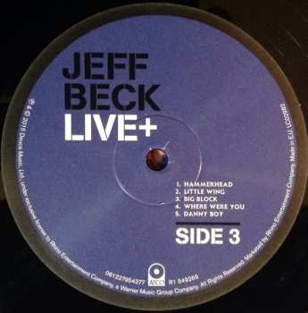 2LP Jeff Beck: Live+