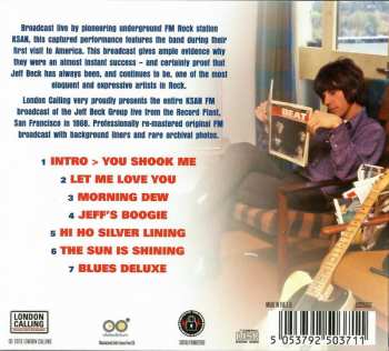 CD Jeff Beck: Live At The Record Plant San Francisco 1968
