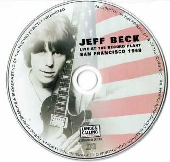 CD Jeff Beck: Live At The Record Plant San Francisco 1968