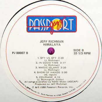 LP Jeff Richman: Himalaya