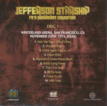 6CD/Box Set Jefferson Starship: 70's Broadcast Collection