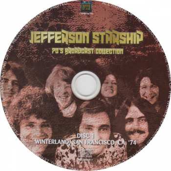 6CD/Box Set Jefferson Starship: 70's Broadcast Collection