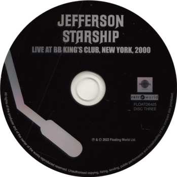 3CD Jefferson Starship: Live At BB King's Club, New York, 2000