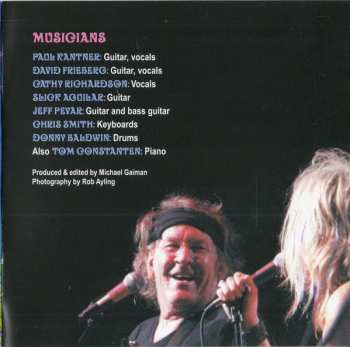 CD Jefferson Starship: Performing Jefferson Airplane At Woodstock - Del Mar Fairgrounds, Del Mar, CA, June 12th, 2009