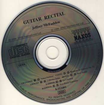 CD Joaquín Rodrigo: Guitar Recital