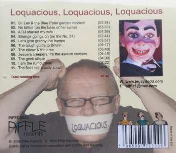 CD Jegsy Dodd & The Original Sinners: Loquacious, Loquacious, Loquacious