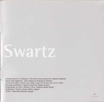 CD Jennifer Swartz:  Jennifer Swartz