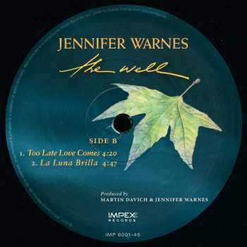 3LP/Box Set Jennifer Warnes: The Well LTD