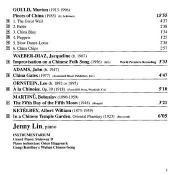 CD Jenny Lin: Chinoiserie