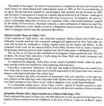 CD Jenny Lin: Chinoiserie