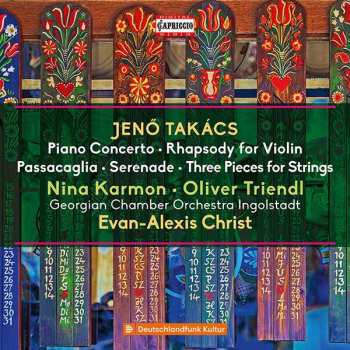 Album Nina Karmon: Piano Concerto / Rhapsody For Violin / Passacaglia / Serenade / Three Pieces For Strings
