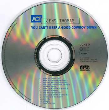 CD Jens Thomas: Plays Ennio Morricone (You Can't Keep A Good Cowboy Down)