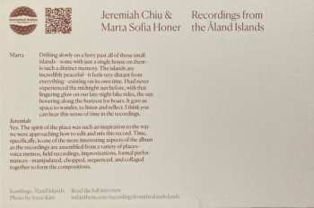 LP Jeremiah Chiu: Recordings From The Åland Islands