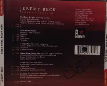 CD Jeremy Beck: Never Final, Never Gone