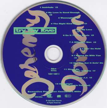 CD Jeremy Jordan: Try My Love