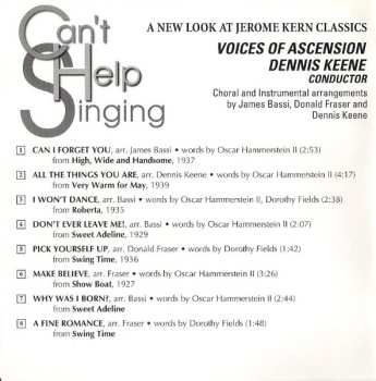 CD Jerome Kern: Can't Help Singing - A New Look At Jerome Kern Classics